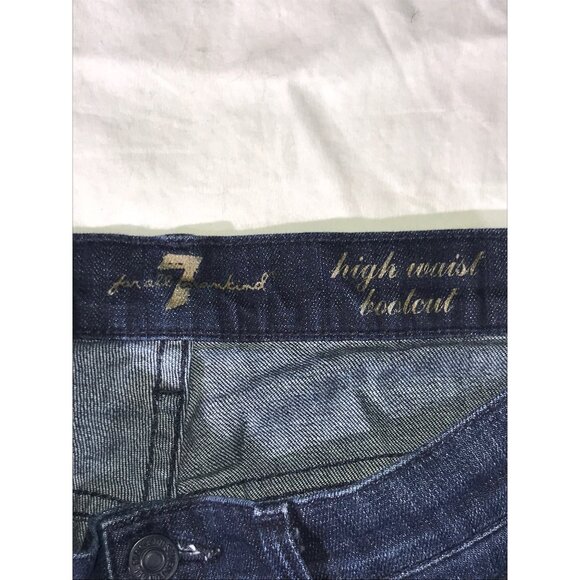 7 For All Mankind  Women's High Waist Bootcut Western Style Boho Chic Jeans - Picture 4 of 9